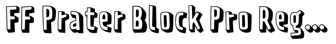FF Prater Block Pro Regular